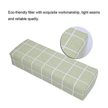 Load image into Gallery viewer, Salon Nail Art Pillow Hand Holder Cushion Arm Rest Pad Set-Green
