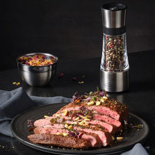 Load image into Gallery viewer, Roesle Spice Mill with 5 Grind Settings for Salt, Pepper and Dry Spices
