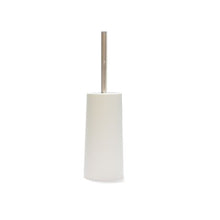 Load image into Gallery viewer, Elegant Round Plastic Toilet Brush White
