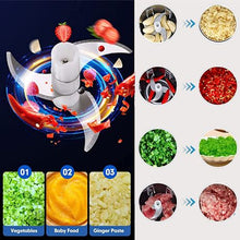 Load image into Gallery viewer, Maisonware 250ml Mini Electric Food Processor
