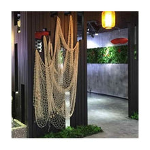 Load image into Gallery viewer, Aankopen - Décor Fishing Net - Ocean Blue - 200 cm x 100 cm
