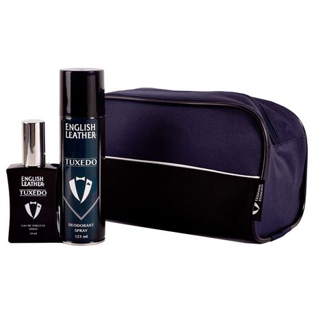 English Leather Tuxedo Toiletry Bag with Edt and Body Spray Buy Online in Zimbabwe thedailysale.shop