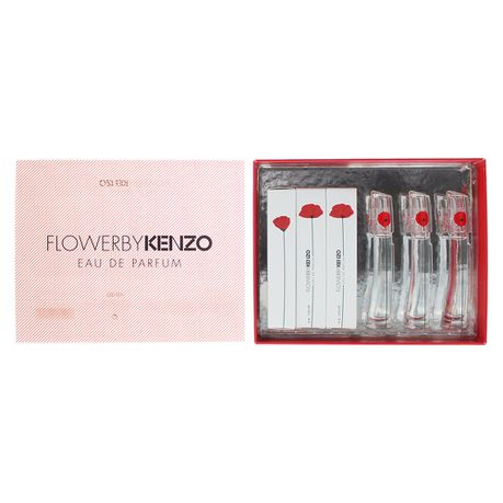 Kenzo Flower 3 x Eau De Parfum 4ml (Parallel Import) Buy Online in Zimbabwe thedailysale.shop