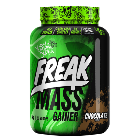 Muscle Junkie Freak Mass All-in-One Chocolate 1Kg Mass Gainer Buy Online in Zimbabwe thedailysale.shop