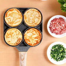 Load image into Gallery viewer, 4-Hole Multipurpose Omelet &amp; Burger Non-Stick Frying Pan

