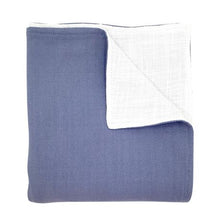 Load image into Gallery viewer, Ruby Melon Double Layer Blanket - Indigo
