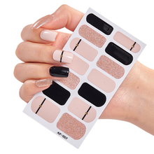 Load image into Gallery viewer, LADY LASH Nail Strips Kit Pink, Glitter &amp; Black - Set of 2
