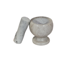 Load image into Gallery viewer, Mortar &amp; Pestle Marble Natural
