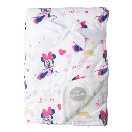 Minnie Mouse Sherpa Throw Buy Online in Zimbabwe thedailysale.shop