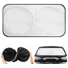 Load image into Gallery viewer, Collapsible Silver Windshield Sunshade Sun Screen for Car Windows Foldable
