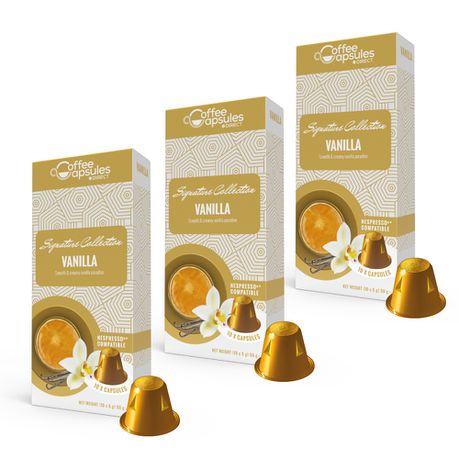 Vanilla Coffee Capsules Nespresso compatible - 30 Buy Online in Zimbabwe thedailysale.shop