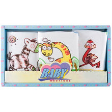 Load image into Gallery viewer, Presence - Baby Bibs Animal -  Nifty Way to Feed a Baby - Set of 3
