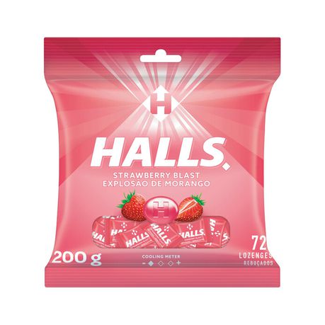 Halls Strawberry Blast - Packet of 72 Buy Online in Zimbabwe thedailysale.shop