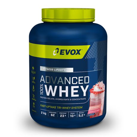 Evox 100% Whey Protein Advanced Strawberry 2Kg