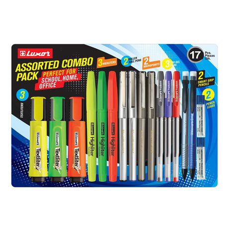 Luxor Assorted Combo Pack 17Pcs. (1350B) Buy Online in Zimbabwe thedailysale.shop