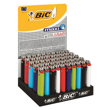 BIC J6 Maxi Standard Lighter Tray of 50 Buy Online in Zimbabwe thedailysale.shop