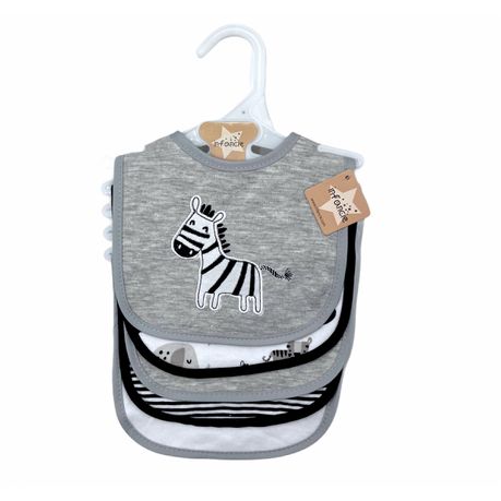 Baby Bib Set 5 Piece - Zebra Buy Online in Zimbabwe thedailysale.shop