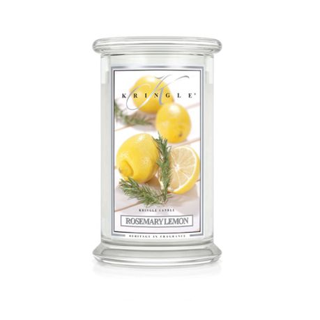 Kringle Candle - Rosemary Lemon - Large Jar Double Wick - 622g Buy Online in Zimbabwe thedailysale.shop