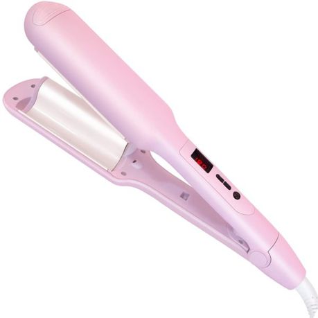 Optic Anti-Scald Professional Electric Crimping Hair Iron Curler-Pink Buy Online in Zimbabwe thedailysale.shop