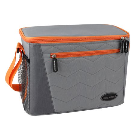 Leisure-Quip 14 Can Quilted Cooler Bag - Orange Buy Online in Zimbabwe thedailysale.shop