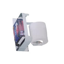 Load image into Gallery viewer, Toilet Paper Holder with Shelf for Sanitary Storage
