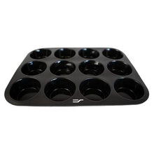 Load image into Gallery viewer, ALTA Silicone 12 Cup Muffin Pan - Black
