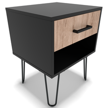 Load image into Gallery viewer, BAM! One Drawer Industrial Bedside/Nightstand
