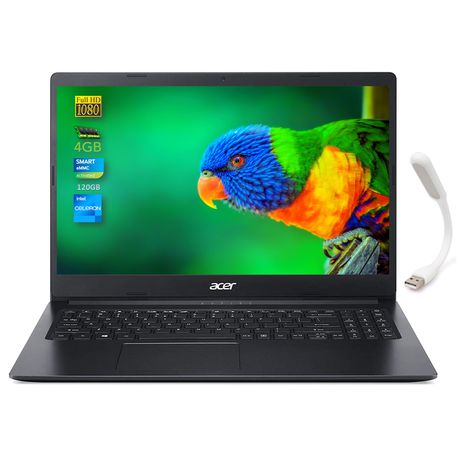 Acer Aspire Celeron 4GB-128GB -15.6 Charcoal Black Buy Online in Zimbabwe thedailysale.shop