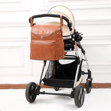 Load image into Gallery viewer, Diaper Big Backpack Nappy Bag - Sofy&amp;Me - Maternity Baby - Leather Brown
