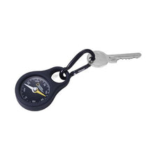 Load image into Gallery viewer, TROIKA Keyring with Compass in Support of The National Geographic Society
