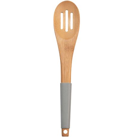 O2 Cook Bamboo Slotted Spoon