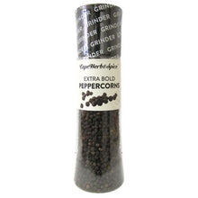 Load image into Gallery viewer, Cape Herb &amp; Spice - Black Peppercorns - XL Grinder 185g
