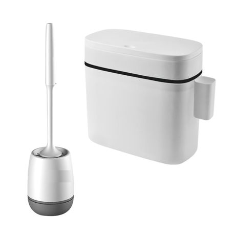 Home Toilet Brush Silicone & Modern Bin
