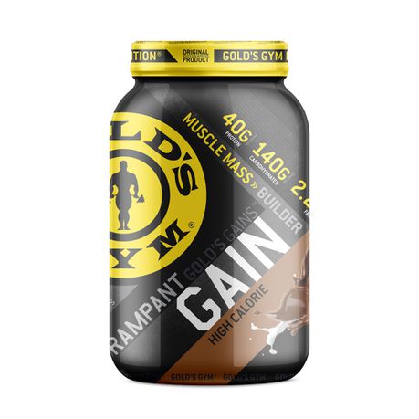 Gold'S Gym Rampant Gain 2Kg- Chocolate Buy Online in Zimbabwe thedailysale.shop