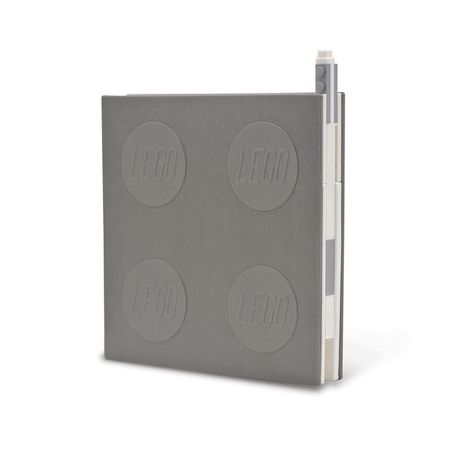 Lego 2.0 Locking Notebook with Gel Pen - Grey Buy Online in Zimbabwe thedailysale.shop