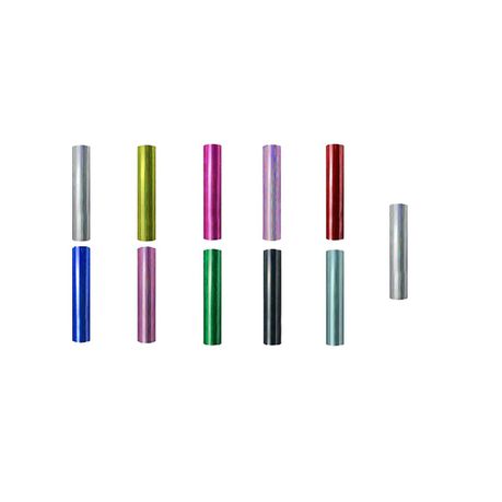 Vivid Colours Holographic Brushed Sticker Vinyl Permanent 11 pc 30X30cm Buy Online in Zimbabwe thedailysale.shop