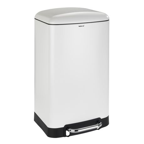 Wenko - Pedal Bin 30L - Studio Range -  Easy-Close - Stanless Steel - White Buy Online in Zimbabwe thedailysale.shop