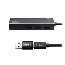 Load image into Gallery viewer, Intopic HBC-580 USB3.1 &amp; RJ45 Aluminum Hub
