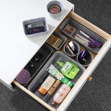 Load image into Gallery viewer, Felt Office Drawer Organiser Desk Organiser- 8 Pieces Grey
