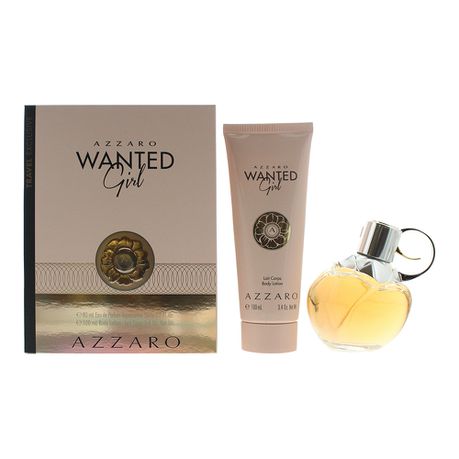 Azzaro Wanted Girl Eau De Parfum 80ml & Body Lotion 100ml (Parallel Import)