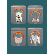 Load image into Gallery viewer, Three-layer Rainbow Multifunctional Rotating Clothes Hanger
