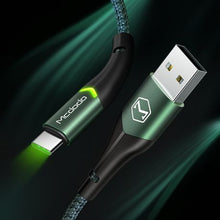 Load image into Gallery viewer, Mcdodo Led Fast Charger Cable USB to Type C - Green

