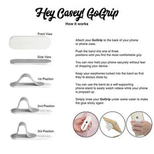 Load image into Gallery viewer, Hey Casey! GoGrip - Removeable Mobile Phone Holder Grip - Protea
