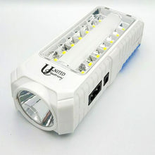 Load image into Gallery viewer, United Electrical - Rechargeable and Solar-Powered LED Emergency Light - Lamp
