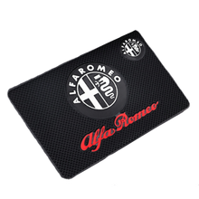 Load image into Gallery viewer, OQ Car Dashboard Silicone Mat with Car Logo - ALFA ROMEO
