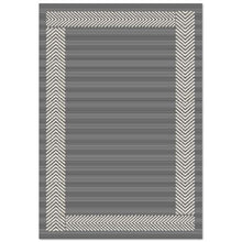 Load image into Gallery viewer, VanHoutte - Reversible Rectangular Rug - Modern Silver

