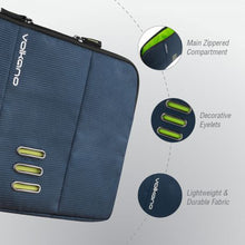 Load image into Gallery viewer, Volkano Laptop Sleeve Latitude Series - 14.1-Inch - Navy/Lime

