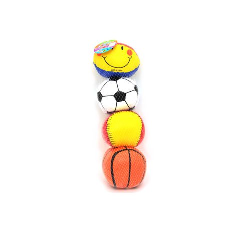 Soft Ball Sports Large In Net bag 4 Piece Buy Online in Zimbabwe thedailysale.shop