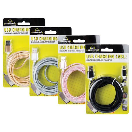 Bulk Pack x 4 USB Cable Charger Type C 3 Meter Buy Online in Zimbabwe thedailysale.shop