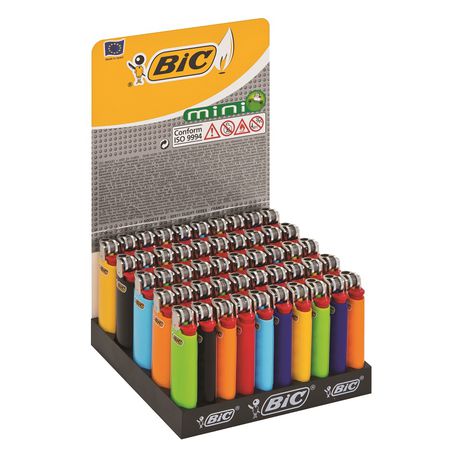 BIC J5 Mini Standard Lighters Tray of 50 Buy Online in Zimbabwe thedailysale.shop